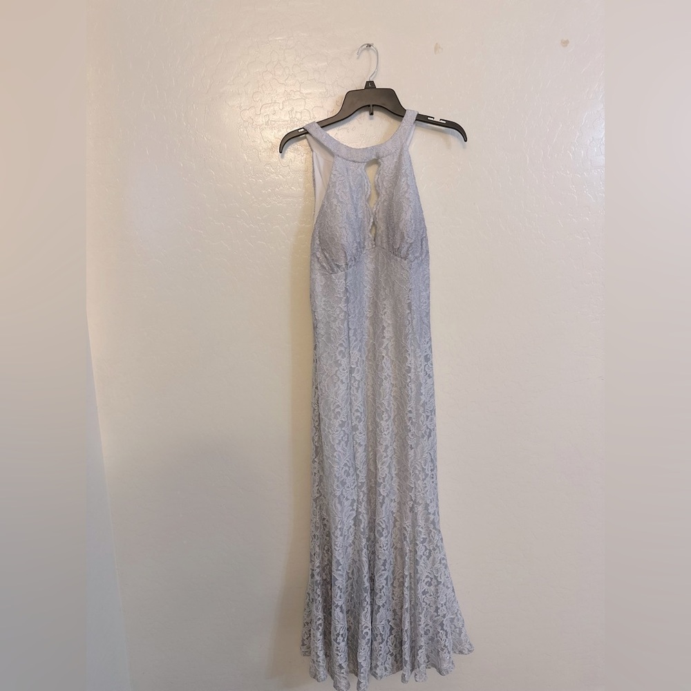Silver Evening Dress